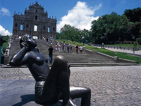 澳门大三巴广场 Macao DaSanBa Square