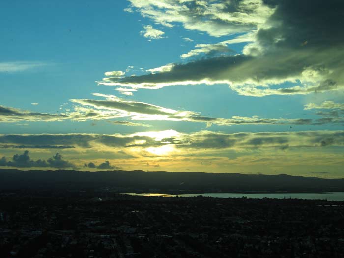 Sunset in Auckland