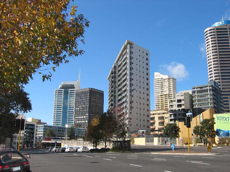 Auckland from Fanshawe St